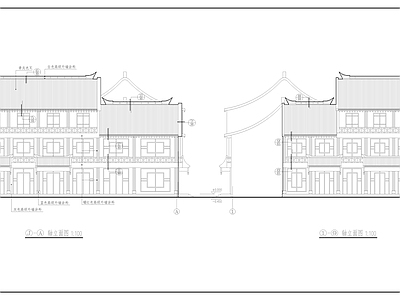 仿古清式建筑 施工图