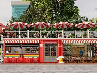 广场集装箱便利店