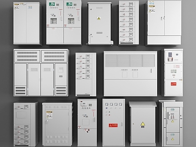 配电箱 配电室 配电设备 变压器 公共配电箱 变电柜 控制柜 工业设备