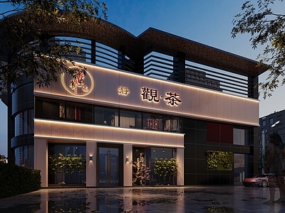 茶馆门头