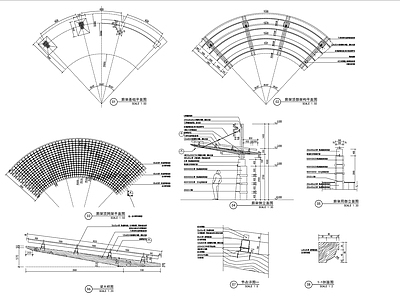 廊架详图 施工图