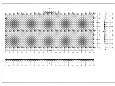 某工厂钢结构网架 施工图