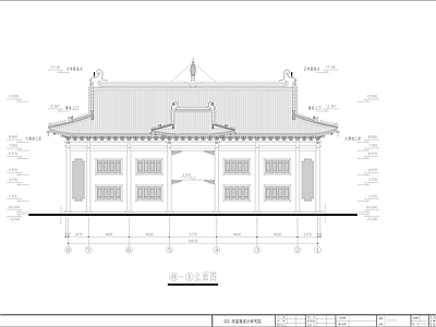 古寺建筑 施工图