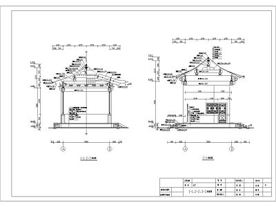 清官式大门建筑详图 施工图