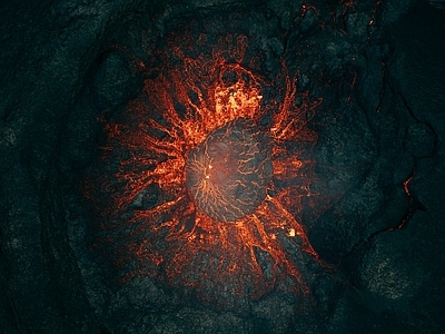 火山石火焰