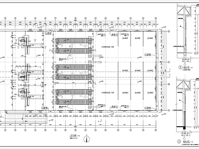 养殖场粪便环保处理车间建筑 施工图  建筑