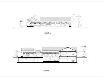 古建筑民居房 施工图