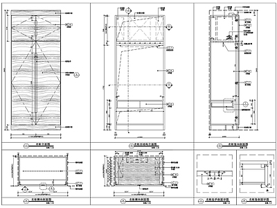 行李衣柜节点详图 施工图 柜类