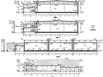 广东新供销天平冷链冷藏库建筑  施工图 工业建筑