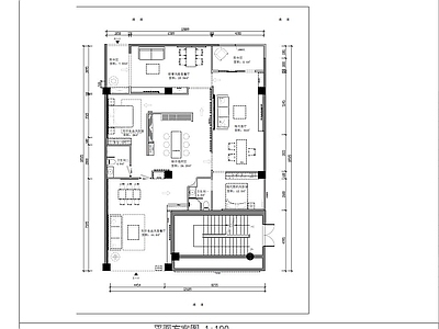 索菲亚定制家具展厅 施工图