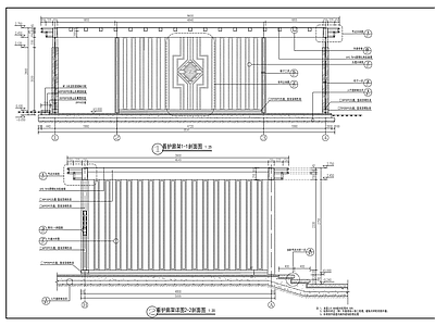 现代钢结构廊架 施工图