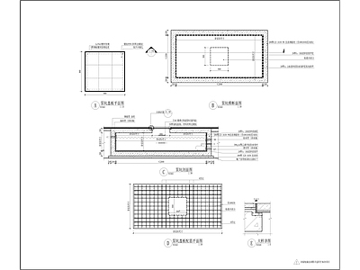 硬质铺装内泵坑详图 施工图