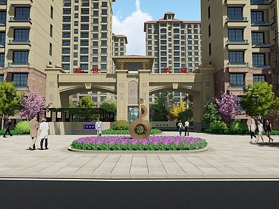 现代盛世华庭 住宅景观