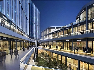 燕舞东方广场办公楼建筑 施工图 效果图
