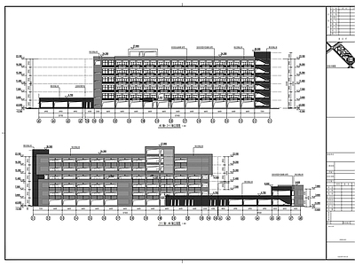 芜湖三山中学建筑 施工图