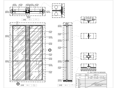 酒店工装门大样 施工图 通用节点