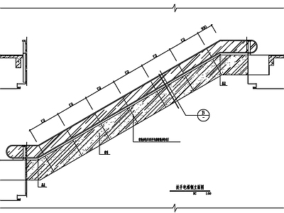 自动扶梯节点 施工图