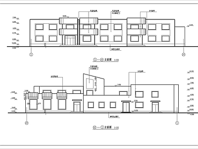 幼儿园建筑 施工图