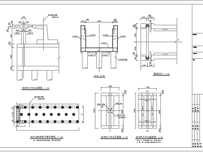 穿堤排水涵配筋图大样 施工图