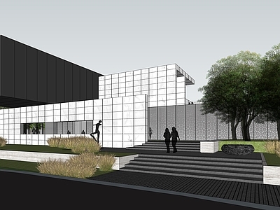 现代展览馆 建筑艺术馆