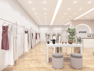 现代女装服装店