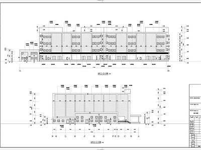 食品冷链加工冷库建筑 施工图 工业建筑
