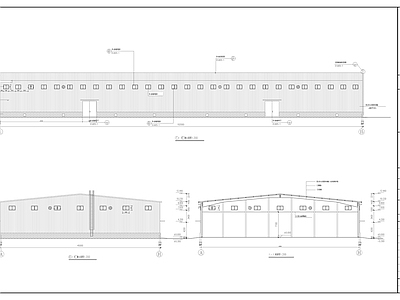 仓库建筑 施工图 工业建筑
