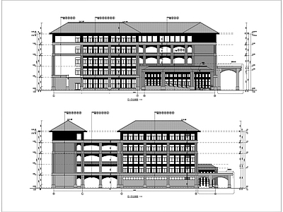 学校艺术楼建筑 施工图