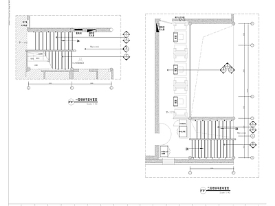 餐厅公共楼梯间 施工图
