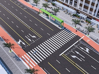 现代马路 道路