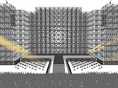 现代大型室外舞台