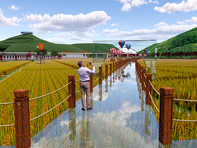 现代美丽乡村公园 稻香主题