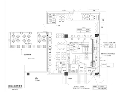 连锁餐厅暖通 施工图 建筑暖通