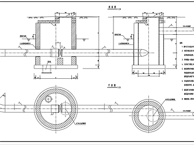 给水工程管道附件井 施工图