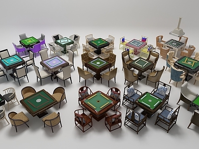 现代麻将桌 棋牌桌