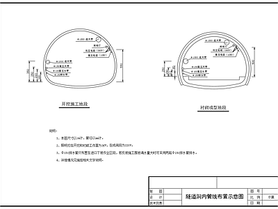 隧道通风布置 施工图