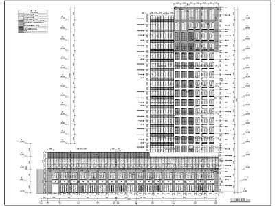 现代科技产业园办公楼建筑 施工图