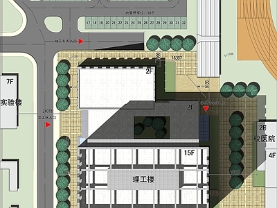 学校理工楼建筑 施工图