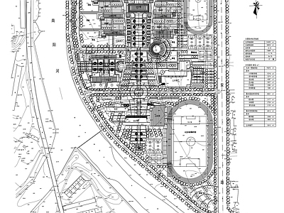 莱州市南苑学校规划建筑 施工图