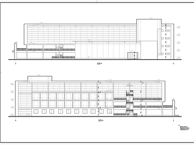 框架结构厂区办公楼建筑 施工图