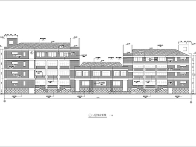 某中学综合教学楼建筑 施工图