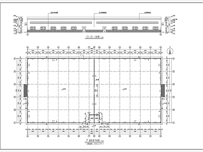 原料库建筑 施工图 工业建筑