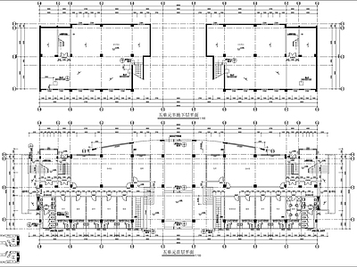 某大学学生宿舍楼建筑平面图