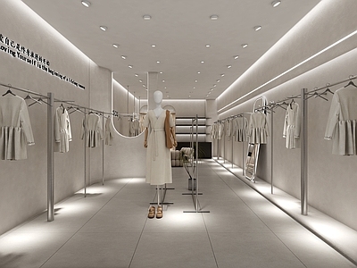 现代服装鞋店