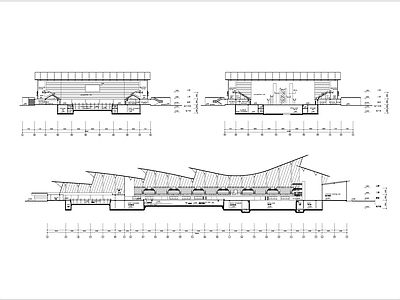 游泳馆建筑 施工图 游泳馆建筑