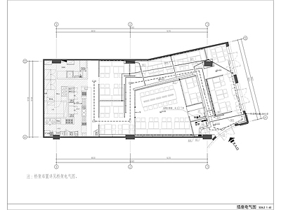 面馆电气 施工图 电气图