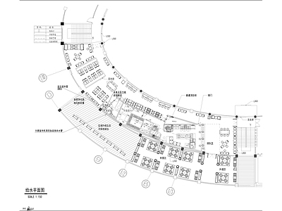 快餐店给排水 施工图 建筑给排水 给排水图
