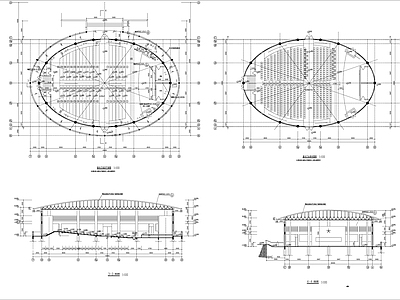 某大学教学楼报告厅建筑 施工图