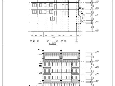 徽派商住古建筑 施工图