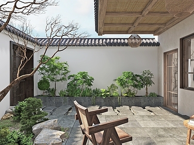 民宿庭院